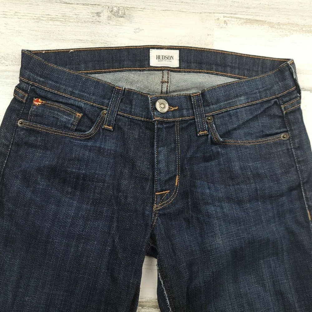 Hudson Colette Mid Rise Ankle Skinny Jeans Women’s Size 26 Distressed Stretch - Picture 6 of 12